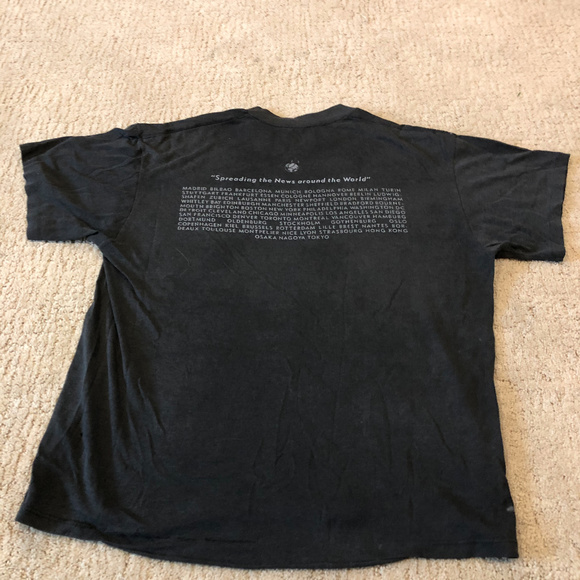 Depeche Mode 1988 Black Concert Tee Medium - Picture 2 of 7